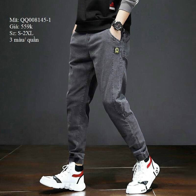 Quần jean nam jogger cao cấp vải dày co dãn tốt mẫu mới nhất hiện nay Phuongnamshop20 kva10