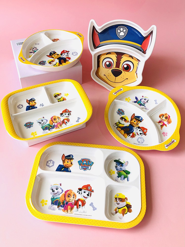 Bộ Đồ Dùng Ăn Dặm Hoạ Tiết Hình Chó Cứu Hộ Paw Patrol Cho Bé