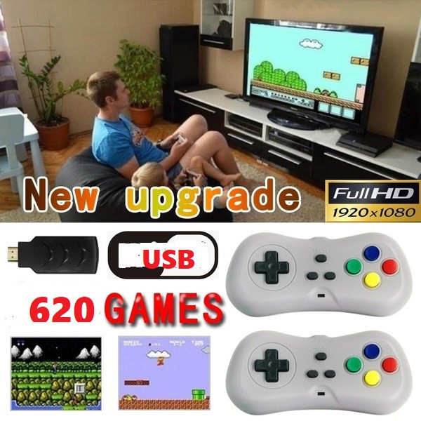 Máy chơi game HDMI 648 trò chơi kinh điển tặng kèm 2 tay cầm IB Station Only One - senvangshop