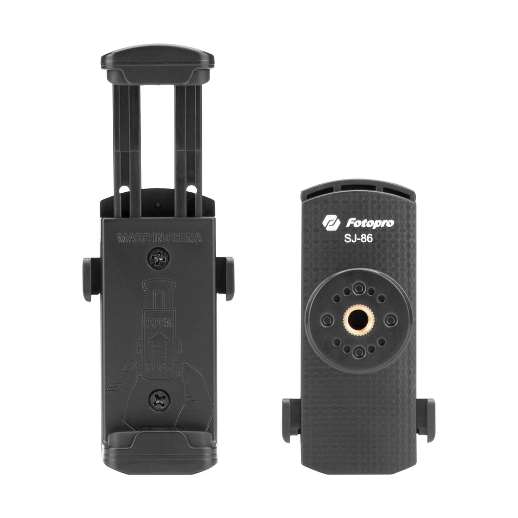 [SẴN] Đầu kẹp điện thoại Fotopro SJ-86 dùng cho tripod chân máy ảnh, gậy selfie - Kẹp được các điện thoại từ 4 - 7 inch