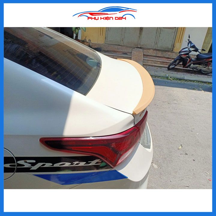 Đuôi gió sau xe liền cốp Accent 2018-2019-2020-2021 hàng mộc chưa sơn