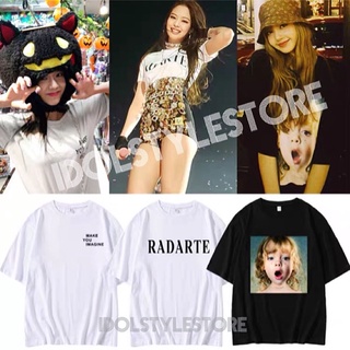 (kèm card BLackpink) áo phông của lisa Jisoo Jennie Blackpink