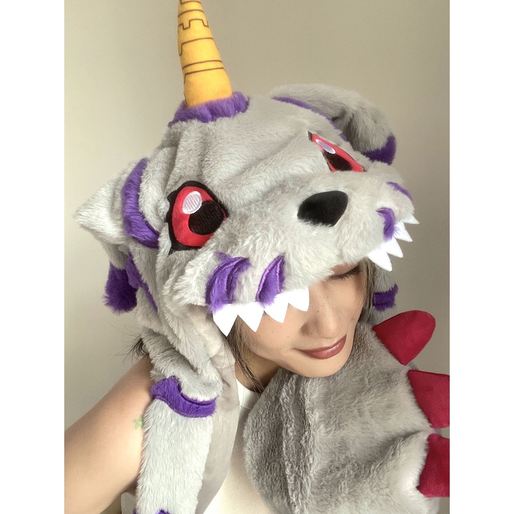 Khăn Choàng Cổ Bằng Vải Lông Có Thể Di Chuyển Tai Digimon Phong Cách Mới Chất Lượng Cao Mùa Đông Cho Nam Và Nữ