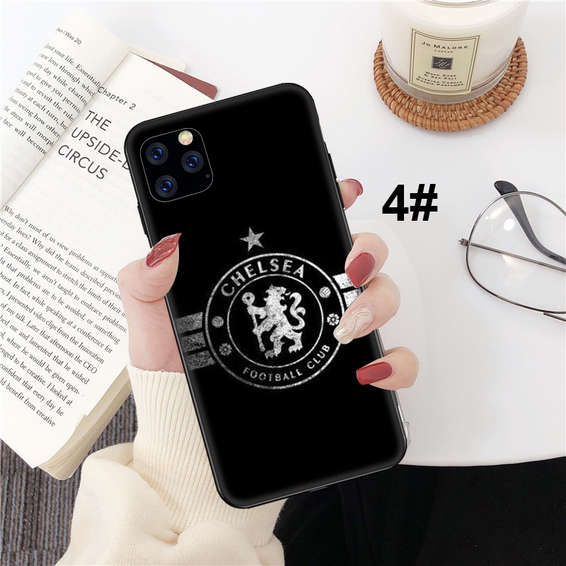 Ốp Điện Thoại Mềm Họa Tiết Câu Lạc Bộ Bóng Đá Chelsea Cho iPhone 7 8 7+ 8+ 6+ 6S+ XR XS Max 5 5s C19