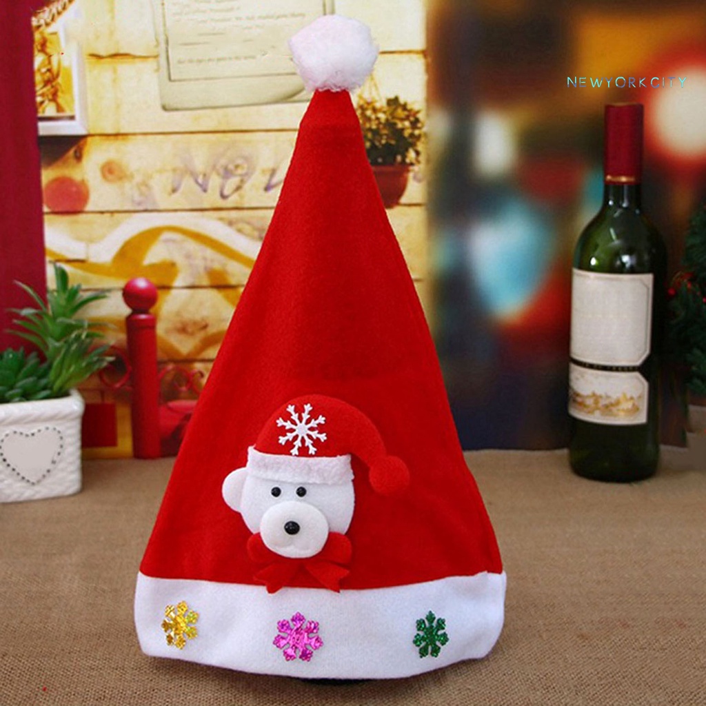 Mũ Ông Già Noel Tuần Lộc Người Tuyết Tuần Lộc Có Đèn LED Dễ Thương Trang Trí Giáng Sinh