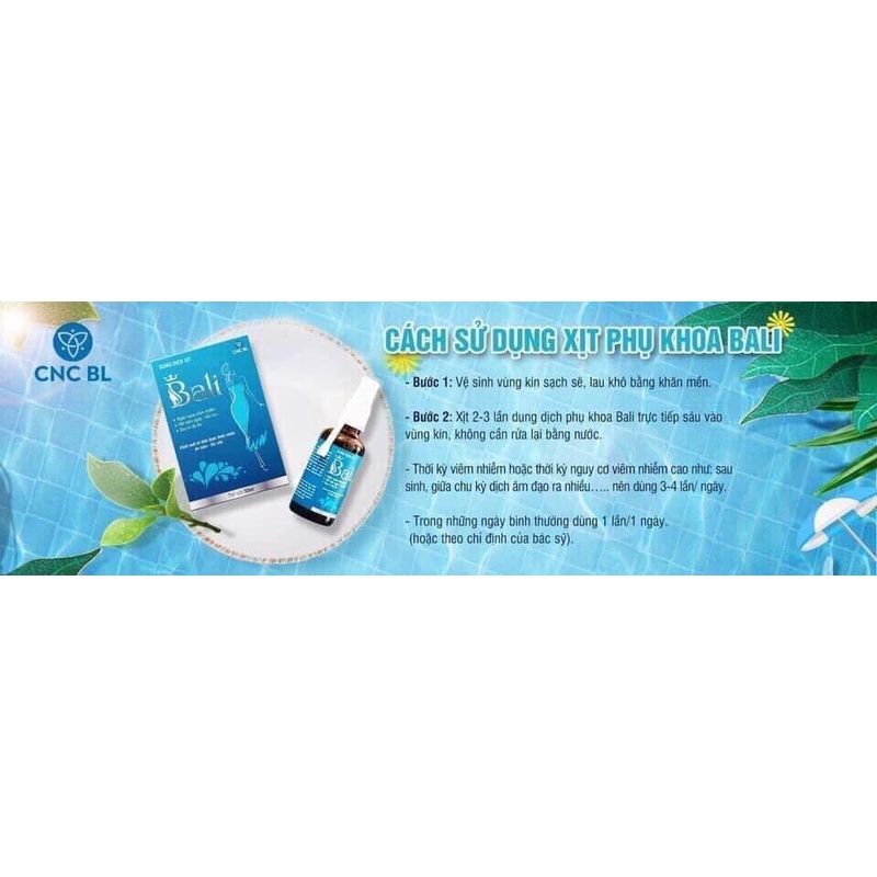 Xịt Phụ Khoa Bali