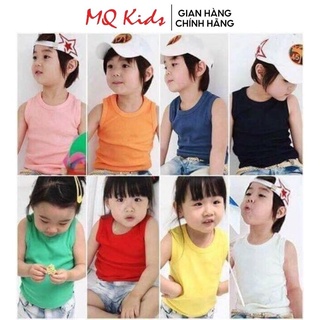 Áo ba lỗ trẻ em thun borip Cotton co giãn