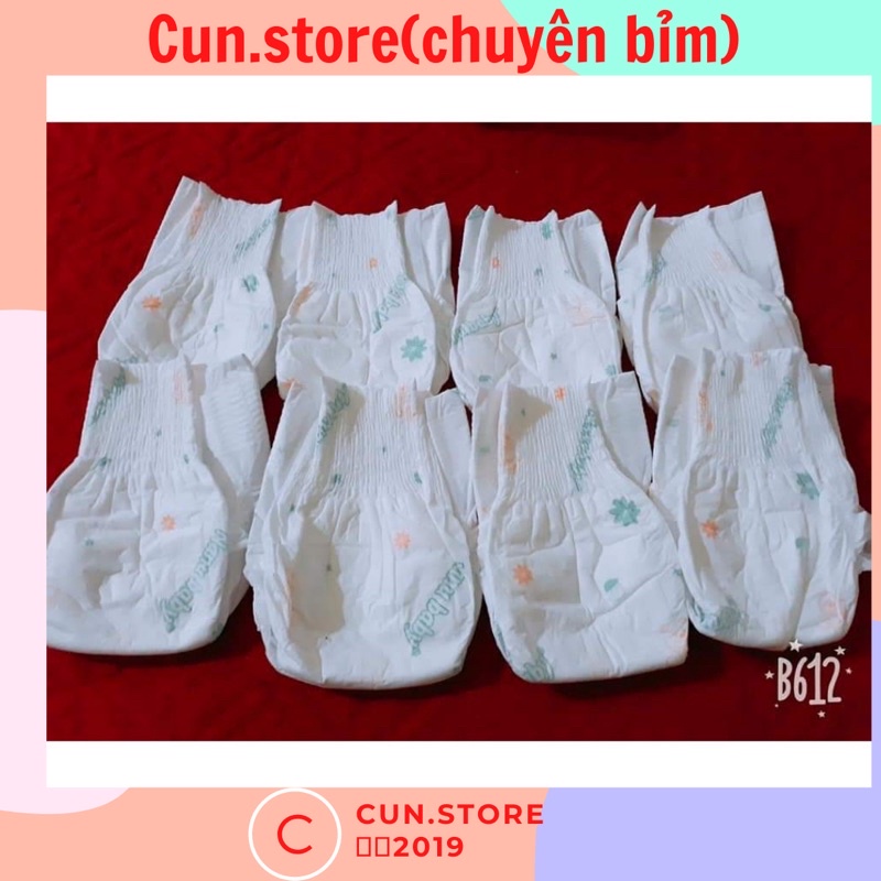 Bỉm dán , tã dán Nanu 2 bịch 100 miếng size S100/M100