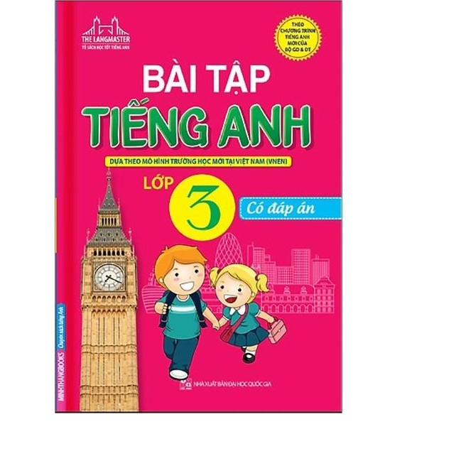 Sách- Combo Sách - Em Học Giỏi Tiếng Anh Lớp 3 - Tập1,2 + Bài tập Tiếng Anh lớp 3( có đáp án)(tặng bút)