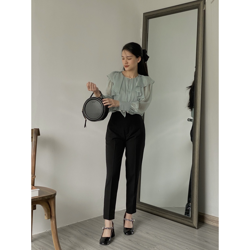 QUẦN TÂY BAGGY DẤU ĐAI_QD187