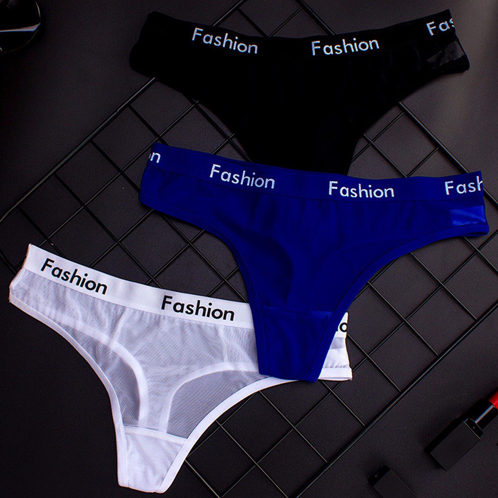 Quần Lót Lọt Khe Lưng Thấp Chữ T Trong Suốt Nhiều Màu Gợi Cảm Cho Nữ