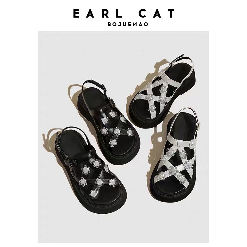 Giày Sandal Đế Dày Phong Cách Thời Trang Mùa Hè Pháp 2022 Dành Cho Nữ