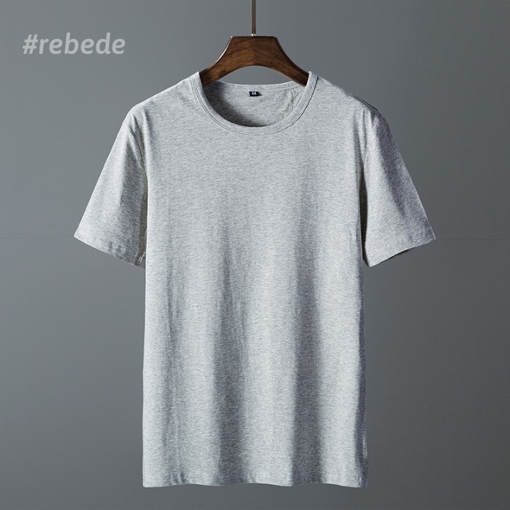 Áo thun nam cổ tròn tay ngắn chất vải cotton, dáng ôm vừa siêu mát, co giãn - ACT