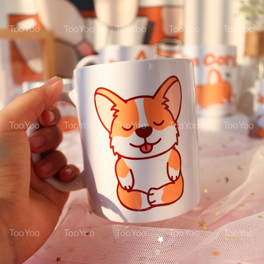 Ly sứ hình CORGI dễ thương cute TooYoo TY0136