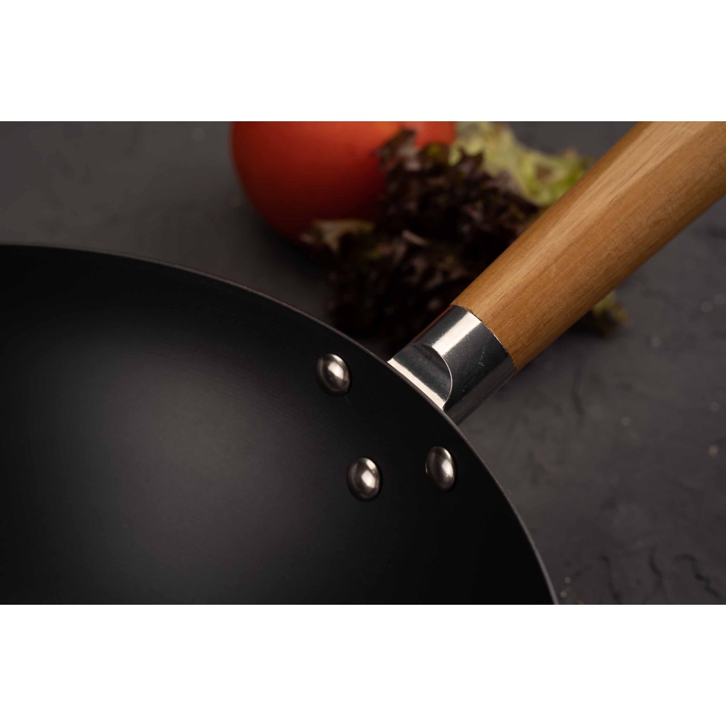 Chảo Thép Carbon Lagourmet Blue Steel 360786 - 28cm Sâu Lòng