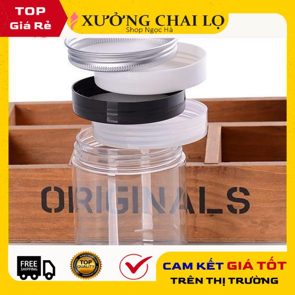 Hủ Đựng Kem ❤ GIÁ RẺ NHẤT ❤ Hủ Nhựa Pet 200g,250g,500g đựng mỹ phẩm, thực phẩm, đồ khô, ngũ cốc