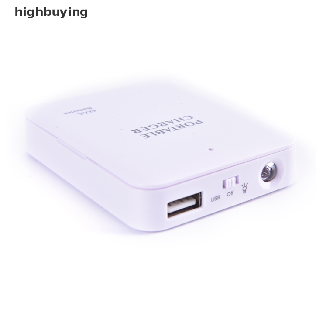 HBVN Belle 4 Slots AA Batteries External USB Rechargeable AA Lithium Battery Charger Box Modish