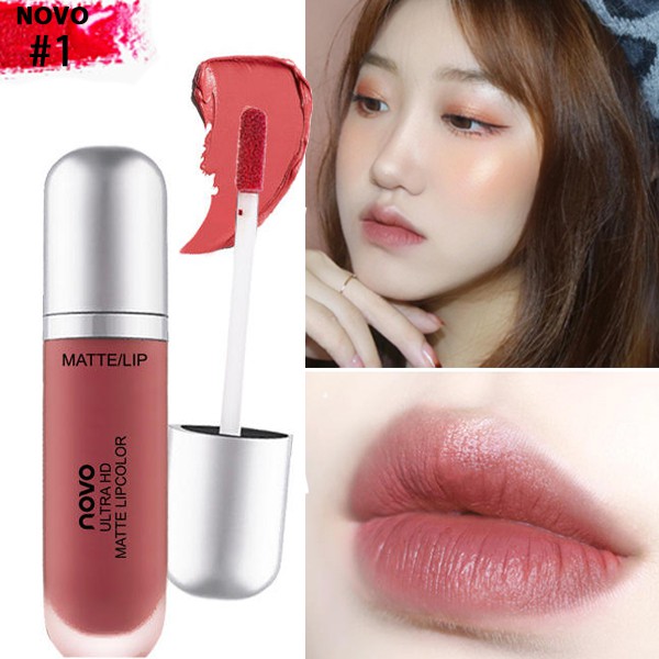 Son kem lì Novo Big Ultra HD Matte Lip bền màu chống trôi