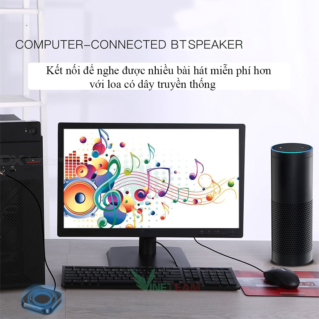 Bộ thu Bluetooth Bộ thu phát Bluetooth 2 trong 1 miễn phí BT-13 TẶNG cáp nối dài 1 ra 2 đầu hoa sen-DC4289 +dc867