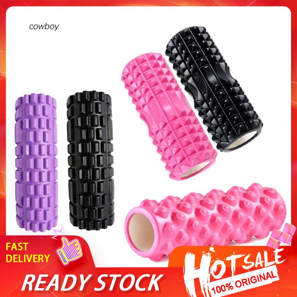 COW_Foam Roller Hollow Deep Tissue Muscle Massage Myofascial Yoga Tool