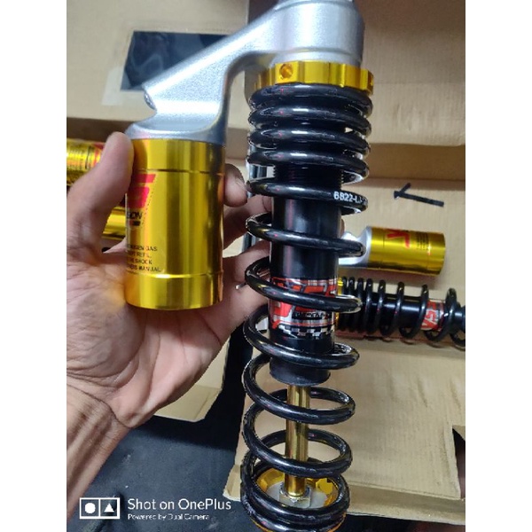 Phuộc YSS bình dầu vàng ty vàng gắn Dream Wave elegant galaxy future neo led Sirius 50 rc fi Taurus jupiter mx v xe điện