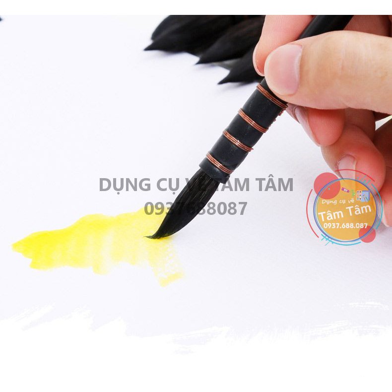-Cọ mop Art Secret 22RQ, Cọ mop dòng họa sĩ  size 0 đến size 6-