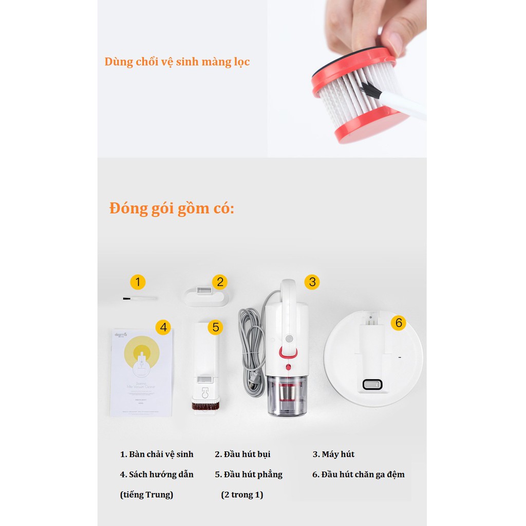 Máy hút bụi cầm tay Xiaomi deerma cm1300 (3 đầu hút trong 1) | BigBuy360 - bigbuy360.vn