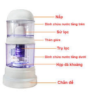 Bình lọc nước 15L (Trắng)