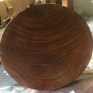 Thớt gỗ nghiến đường kính 30cm dày 4cm