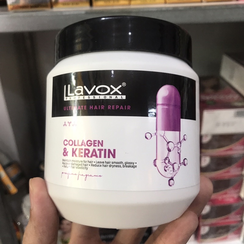 Hấp dầu LAVOX COLLAGEN KERATIN 500ml