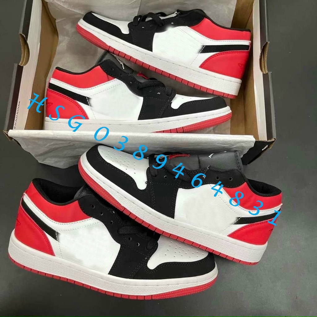 Giày thể thao J1 cổ thấp, giày J1 thấp nhiều màu các màu mới nhất hot nhất nam nữ đủ size 36-43