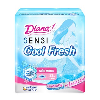 Băng vệ sinh Diana siêu thấm Cool Fresh 8 miếng