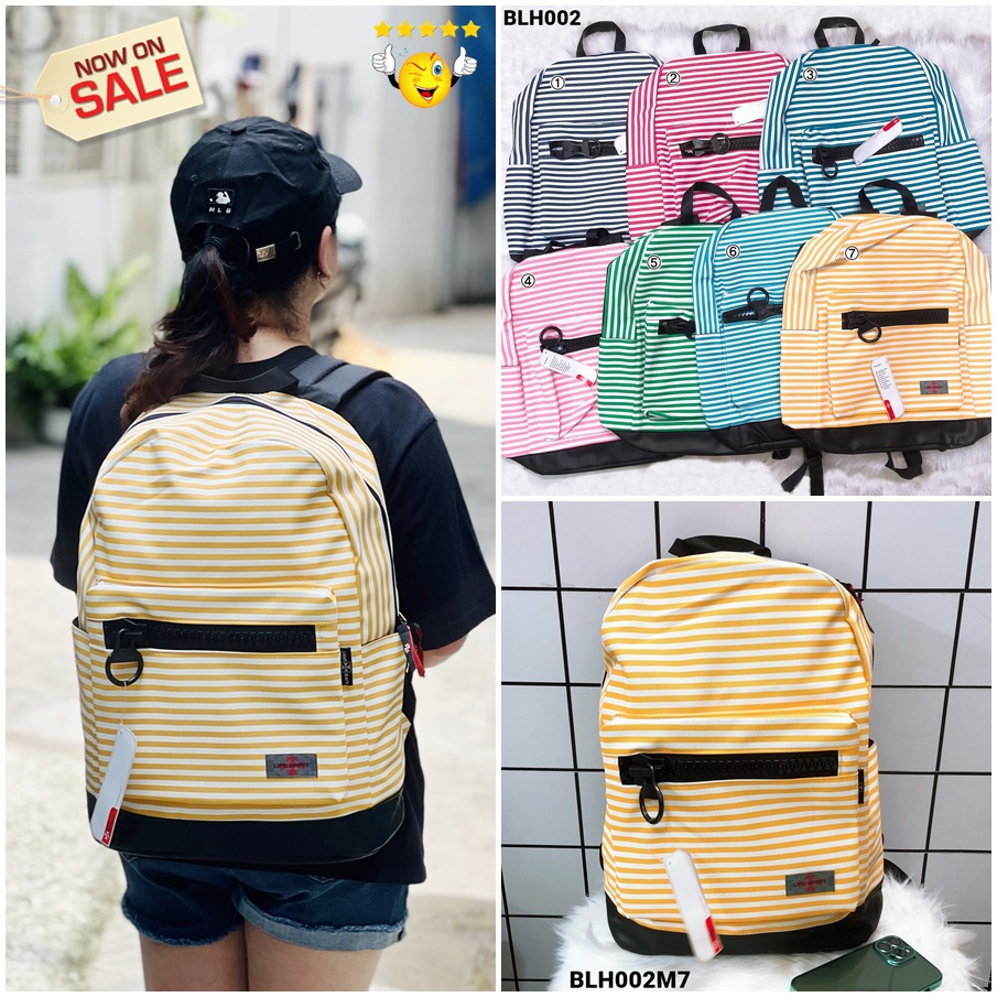 Balo sọc thời trang dây kéo to chính hãng Life Spirit Thái Lan BLH002 | Shopee Việt Nam