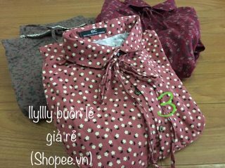 Váy babydoll hoa tiểu thư
