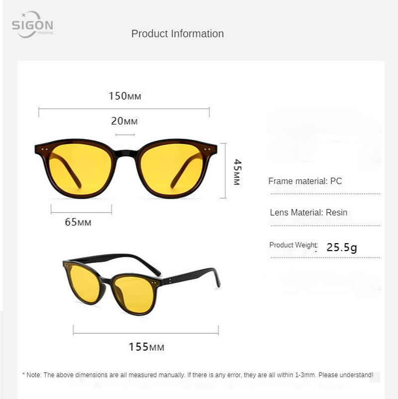 (Hàng Mới Về) Kính Mát Phân Cực Chống Tia Uv Thời Trang Cho Cặp Đôi