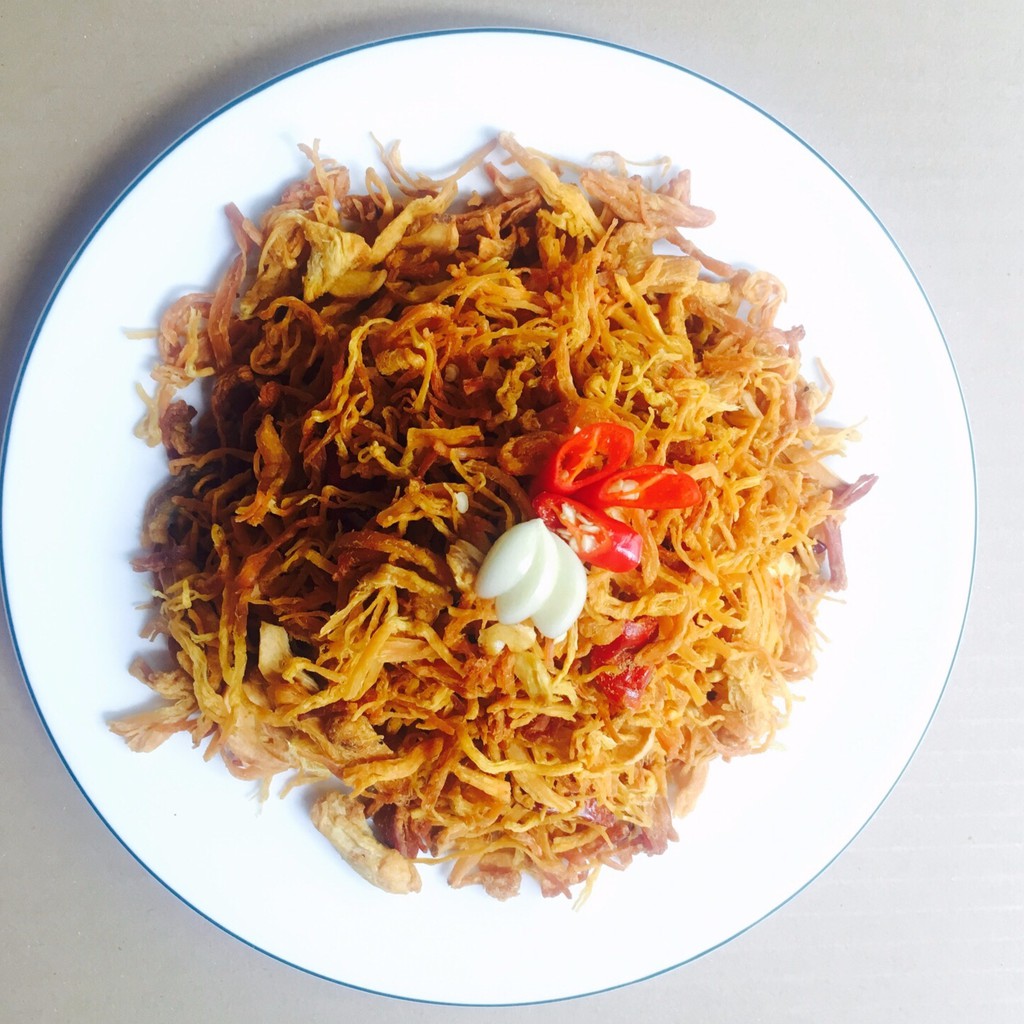 500G KHÔ GÀ TỎI ỚT LOẠI NGON