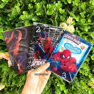 Vỏ bọc hộ chiếu HCM, Cover Passport nhân vật Siêu Anh Hùng, phụ kiện du lịch Ivy Store