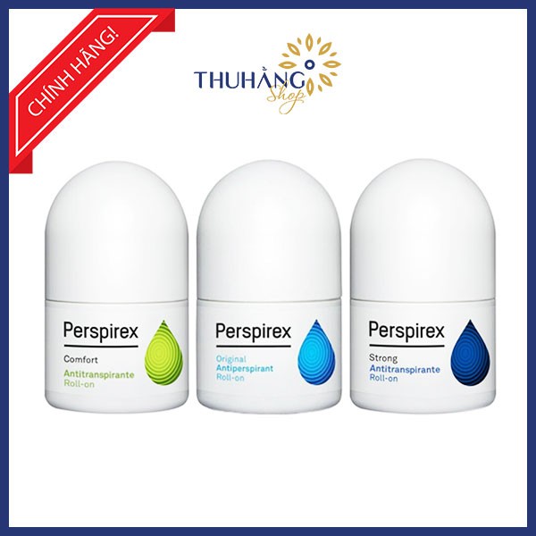 Lăn Khử Mùi Perspirex Cao Cấp giảm tiết mồ hôi cho mọi loại da 20ml