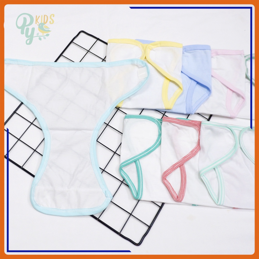 Tả vải, tả dán sơ sinh 100% cotton mềm cho bé từ 3-8 kg