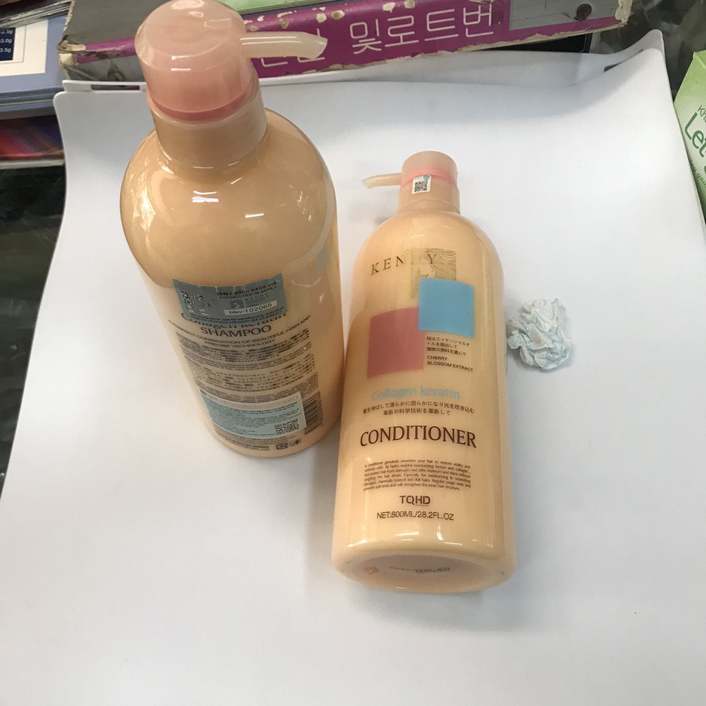 DẦU GỘI, XẢ DƯỠNG SINH CAO CẤP KENDY 800ml cam kết hàng chính hãng