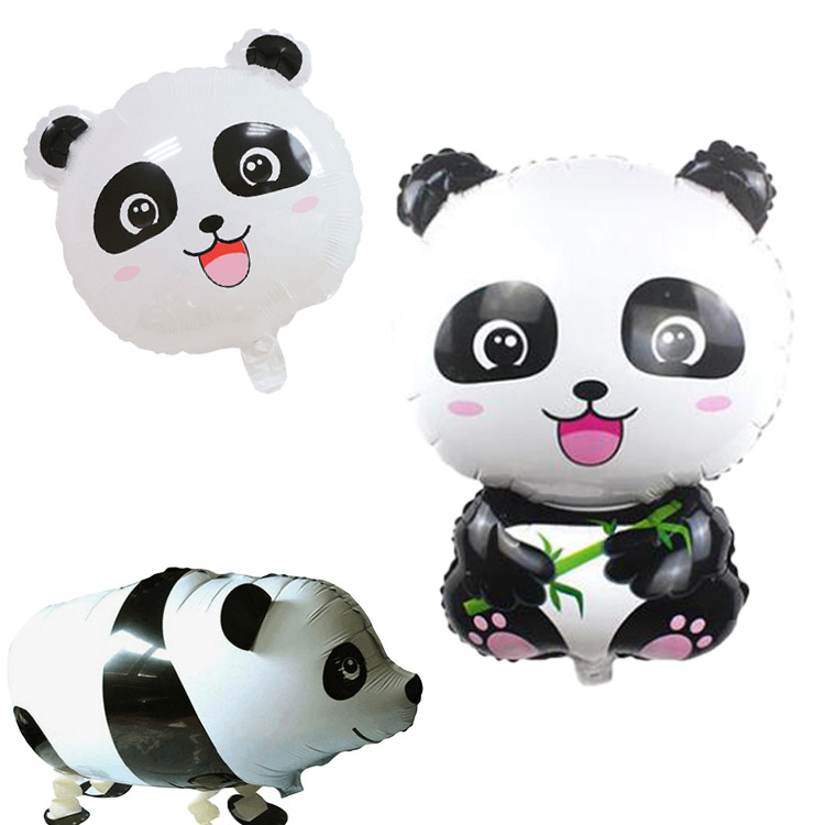 Bong Bóng Nhôm 45.72 cm Hình Gấu Trúc Trang Trí Tiệc Sinh Nhật