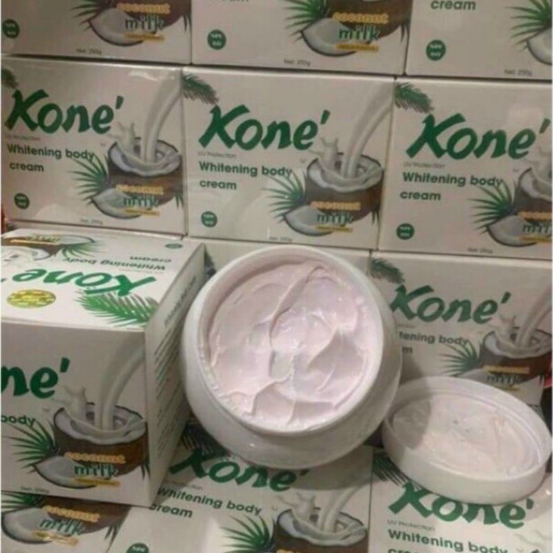 Kem body Kone sửa dừa và Kone Lục Giác