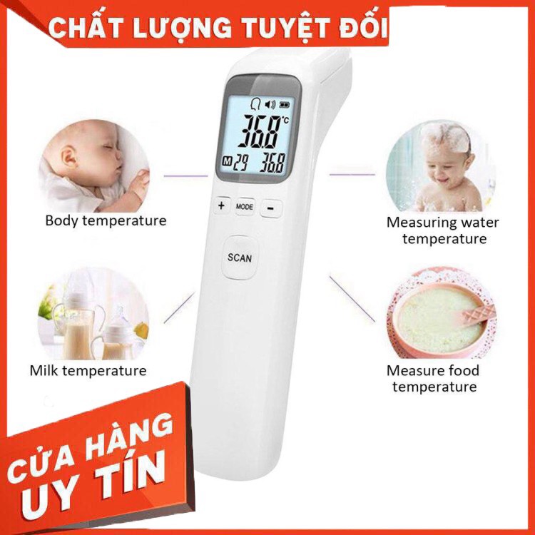 [HÀNG SẴN TẠI KHO] [HÀNG CHÍNH HÃNG Nhiệt kế điện tử hồng ngoại đa năng đo trán CK1502, CK1803 LỖI 1 ĐỔI 1