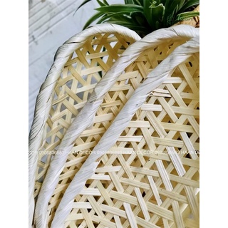 Rổ tre oval decor bánh, trái cây, size mini và size lớn
