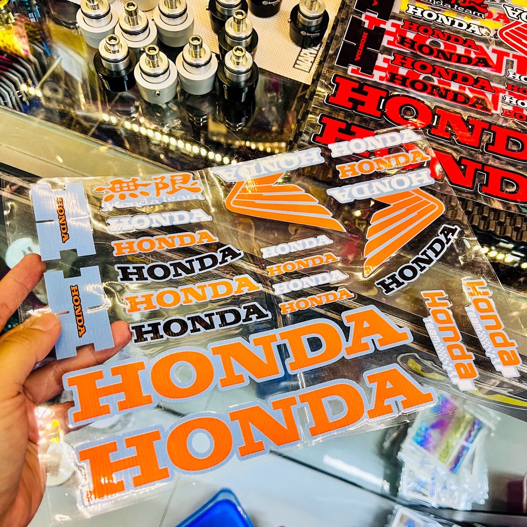 Tem Set Sticker Dán Chữ Honda ✌