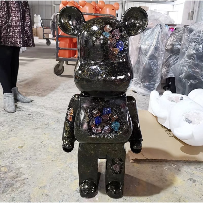 ƯỢNG BEARBRICK 1000% BREAK HEART - Tượng trang trí Bearbrick 80cm