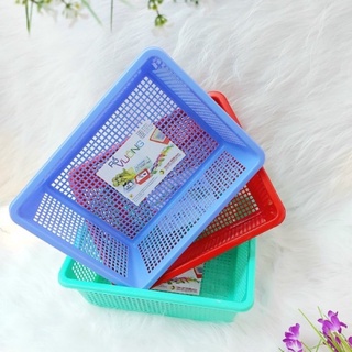 Rổ vuông Rá nhựa rổ nhựa đựng đồ đa năng trồng rau mầm các cỡ