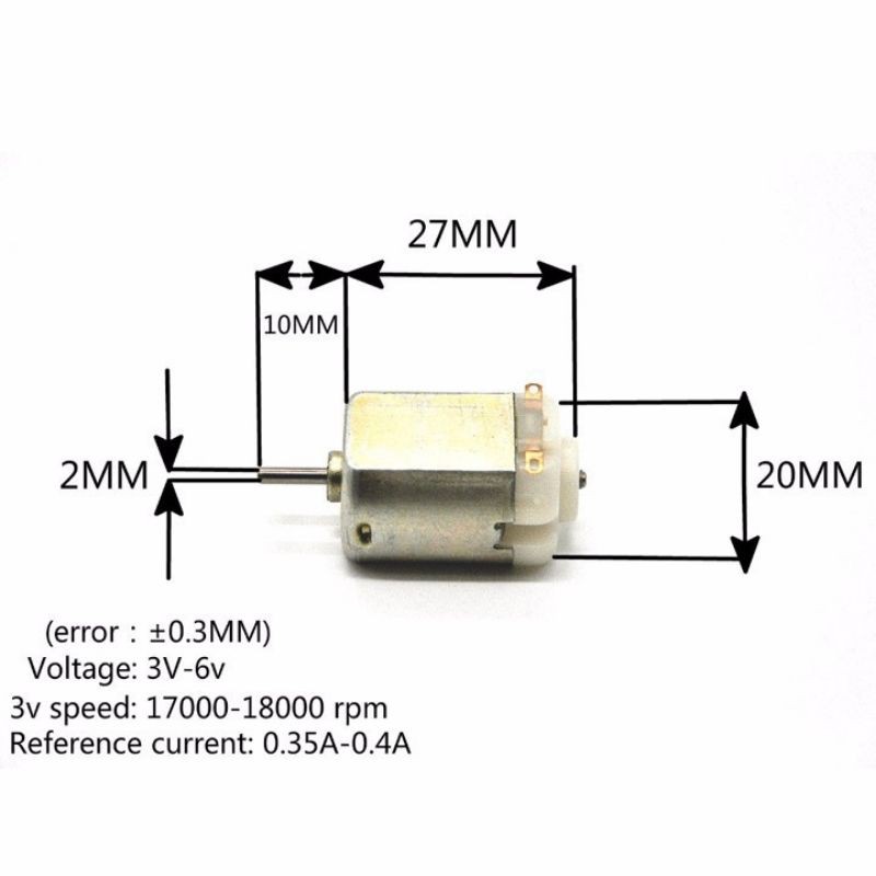 Mô tơ(motor) 3v cũ