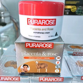KEM DƯỠNG DA TINH CHẤT NHAU THAI CỪU VÀ HOA HỒNG - PURAROSE PLACENTA & ROSE 100ml