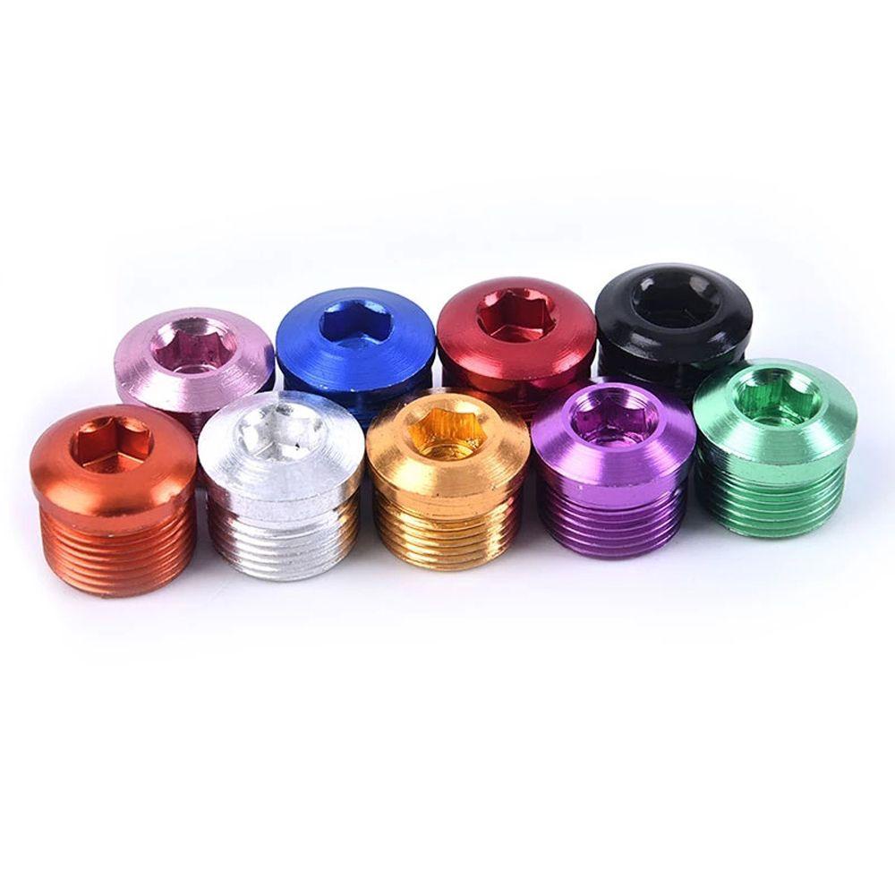 DARNELL Bicycle Accessories Bicycle Pedal Cover Bicycle Parts Bicycle Pedal Cap Bike Pedal Repair Parts Cycling Colorful Dust-proof CNC Process Rust-proof Riding Accessories Bearing Pedal Cover/Multicolor